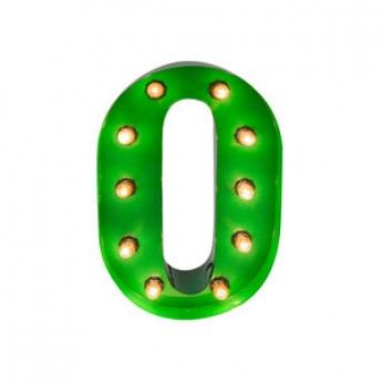 MARQUEE LETTER - O - GREEN