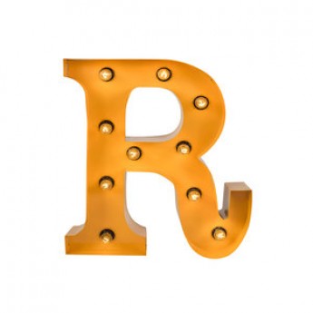 MARQUEE LETTER - R - GOLD