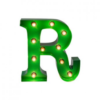 MARQUEE LETTER - R - GREEN