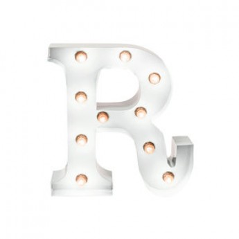 MARQUEE LETTER - R - WHITE