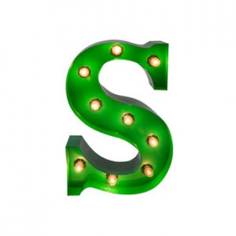 MARQUEE LETTER - S - GREEN