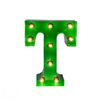 MARQUEE LETTER - T - GREEN