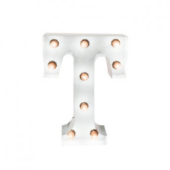 MARQUEE LETTER - T - WHITE