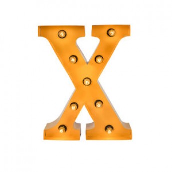 MARQUEE LETTER - X - GOLD