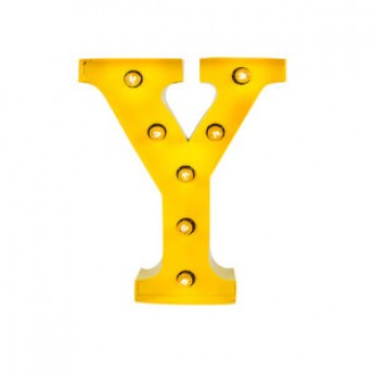 MARQUEE LETTER - Y - YELLOW