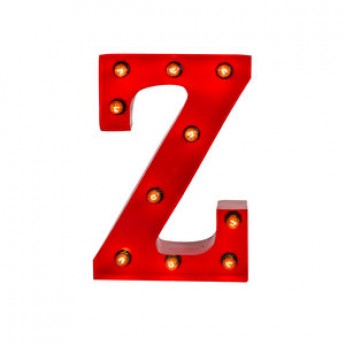 MARQUEE LETTER - Z - RED