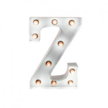 MARQUEE LETTER - Z - WHITE