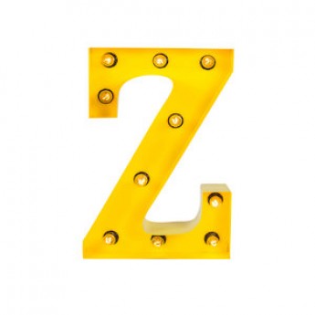 MARQUEE LETTER - Z - YELLOW