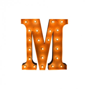 MARQUEE LETTER - M