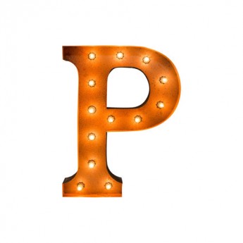 MARQUEE LETTER - P