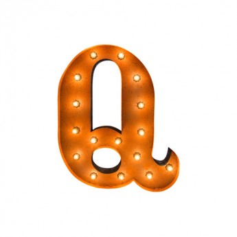 MARQUEE LETTER - Q