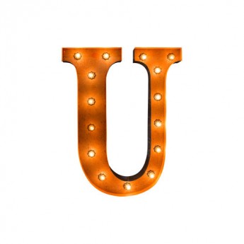 MARQUEE LETTER - U