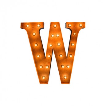 MARQUEE LETTER - W