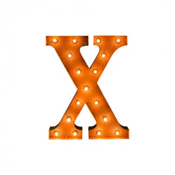 MARQUEE LETTER - X
