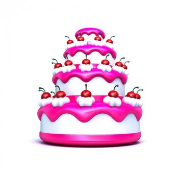 GIANT INFLATABLE CHERRY CAKE