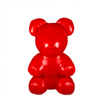 INFLATABLE GUMMY BEAR, PINK