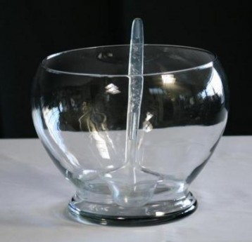 3 Gallon Glass Punch Bowl