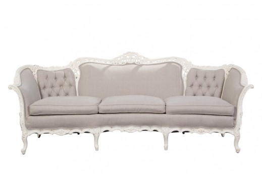 Florence White Sofa
