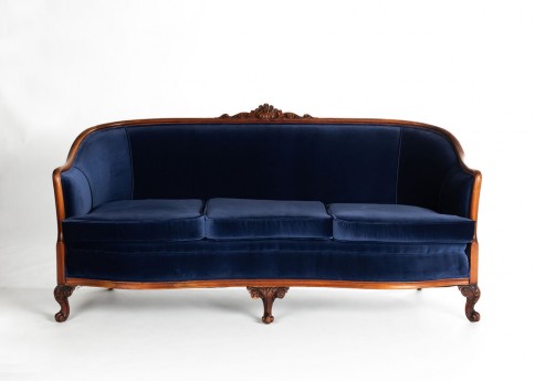 Jasper Velvet Royal Blue Sofa