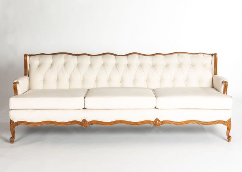 Amelia Natural Linen Sofa