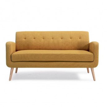 Ruth Mustard Mid Century Sofa