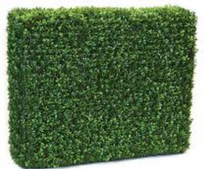 Faux Hedge Square Wall
