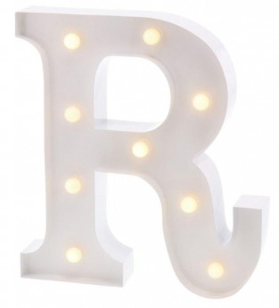 White Metal Marquee Letter 