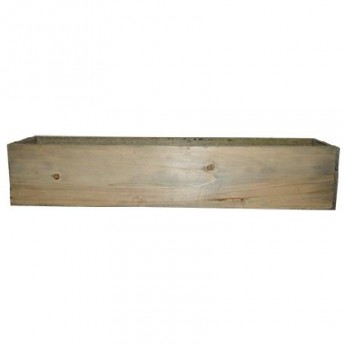 WOOD NATURAL RECTANGLE CONTAINER