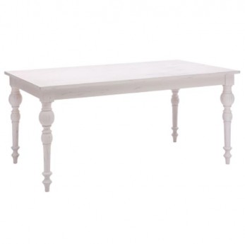 Soma Wooden Table - White