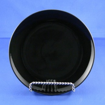 Black Dessert Plate