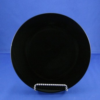 Black Salad Plate