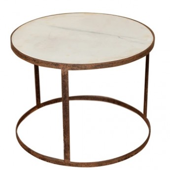 CANOPUS MARBLE SIDE TABLE