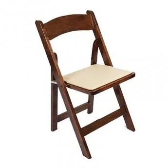 Walnut Foldable Wood Chair