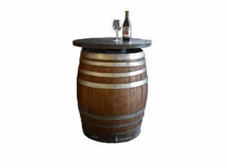 Wine Barrel Cocktail Table