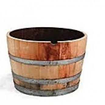Rustic Wine Barrel Tub