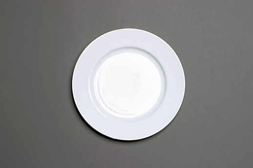 White Plate, Salad/Dessert, 7.5