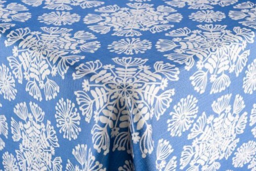 Linen- Delft Blue Horizon- Specialty Linen