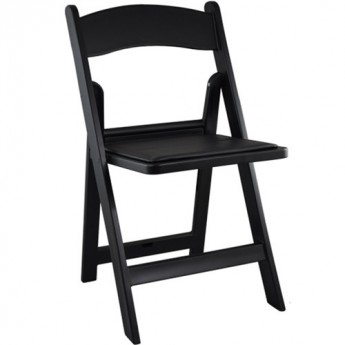 Chair- Black Resin Chair