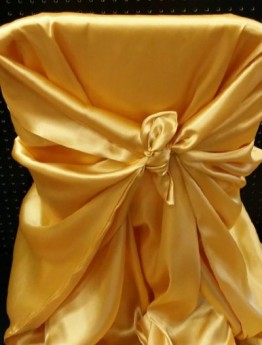 Universal Chair Cover Bright Gold