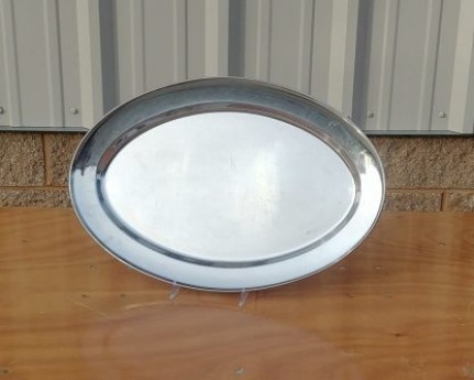 Chrome Oval Tray