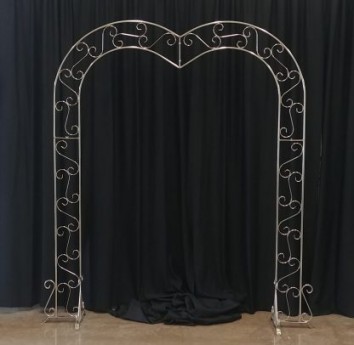 Heart Shaped Nickel Arch