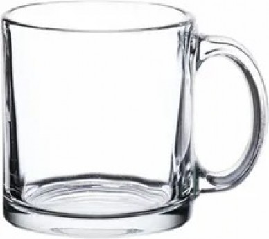 Glass Coffee Mug 13oz.