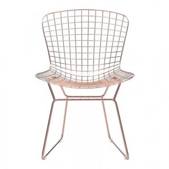 Bertoia Rose Gold Chair