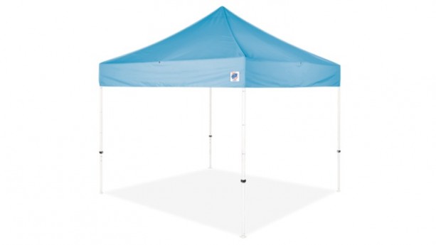   10' x 10' Powder Blue Ez Up Eclipse Pop Up Tent Rental