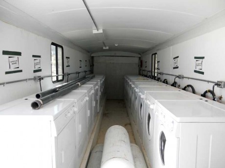 Mobile Clothes Dryer Trailer Unit Rental