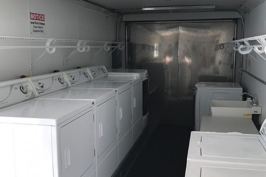 Mobile Clothes Washer Trailer Unit Rental