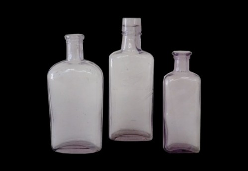 Lavender Medicine Bottles