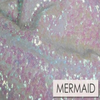 Mermaid Pink Glitz Gatsby Chevron Sequin Specialty Linen Round Rectangular Banquet Overlay