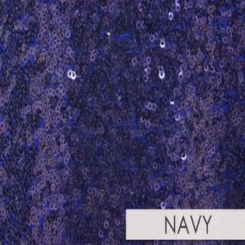 Navy Blue Glitz Gatsby Chevron Sequin Specialty Linen Round Rectangular Banquet Overlay