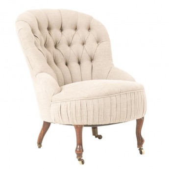 VOLTAIRE BUTTON-TUFTED CHAIR